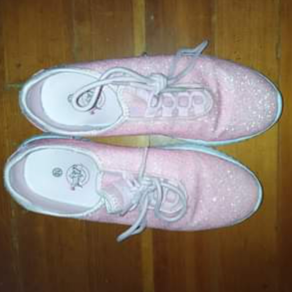 Pink Sparkly Shoes